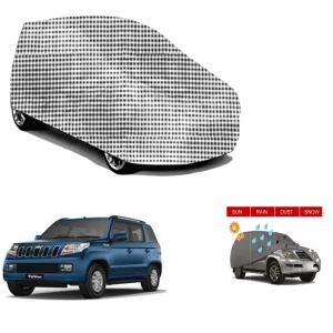 car-body-cover-check-print-mahindra-tuv-300